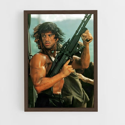 ap-john rambo-2 cadre Bois foncé