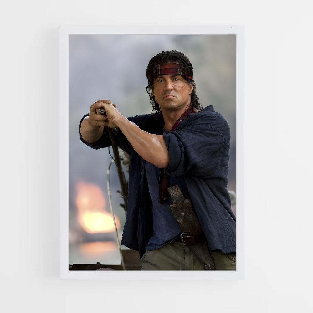 ap-john rambo-3 cadre Blanc