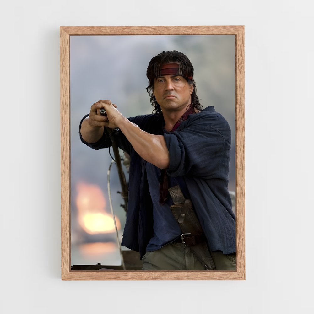 ap-john rambo-3 cadre Bois clair