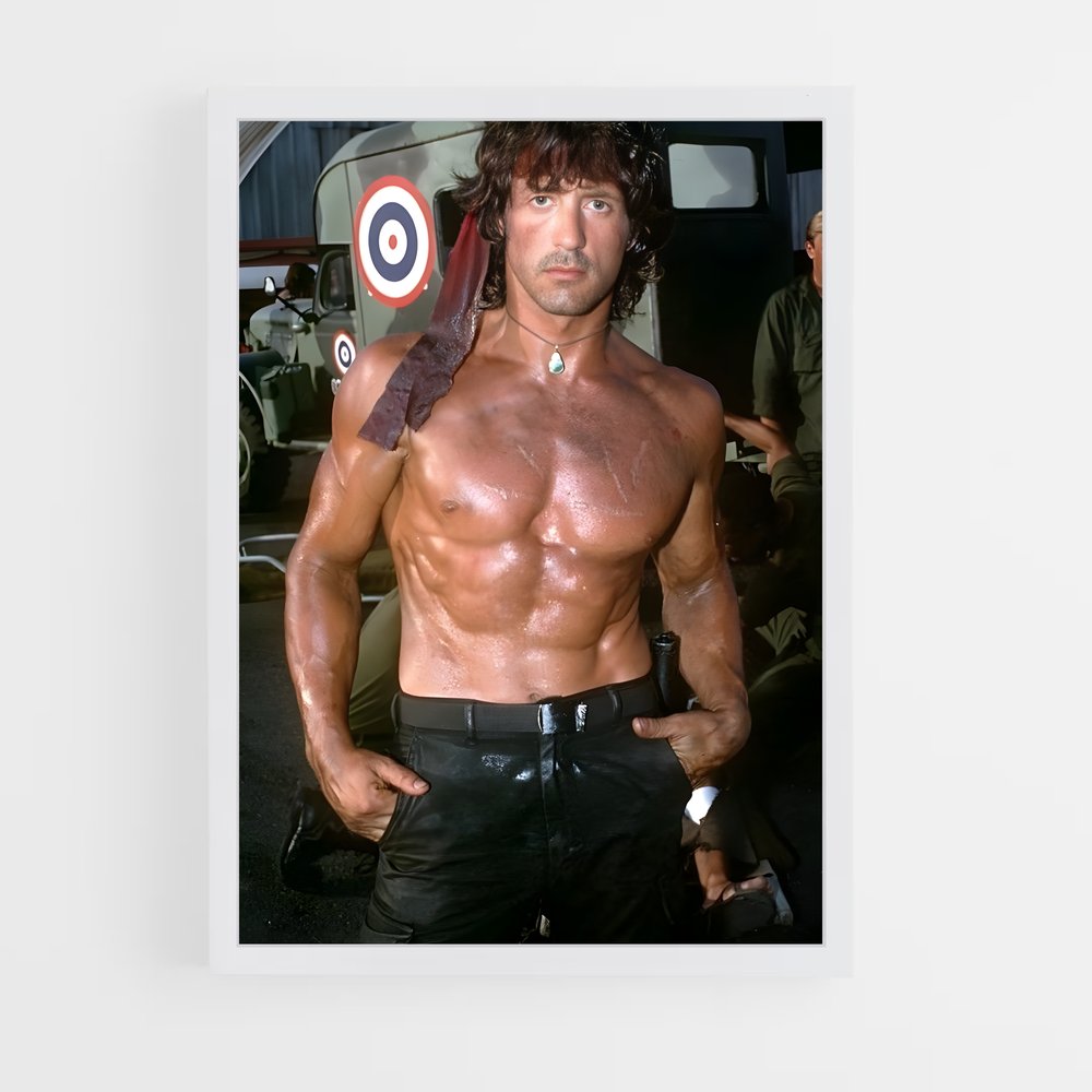 ap-john rambo-4 cadre Blanc