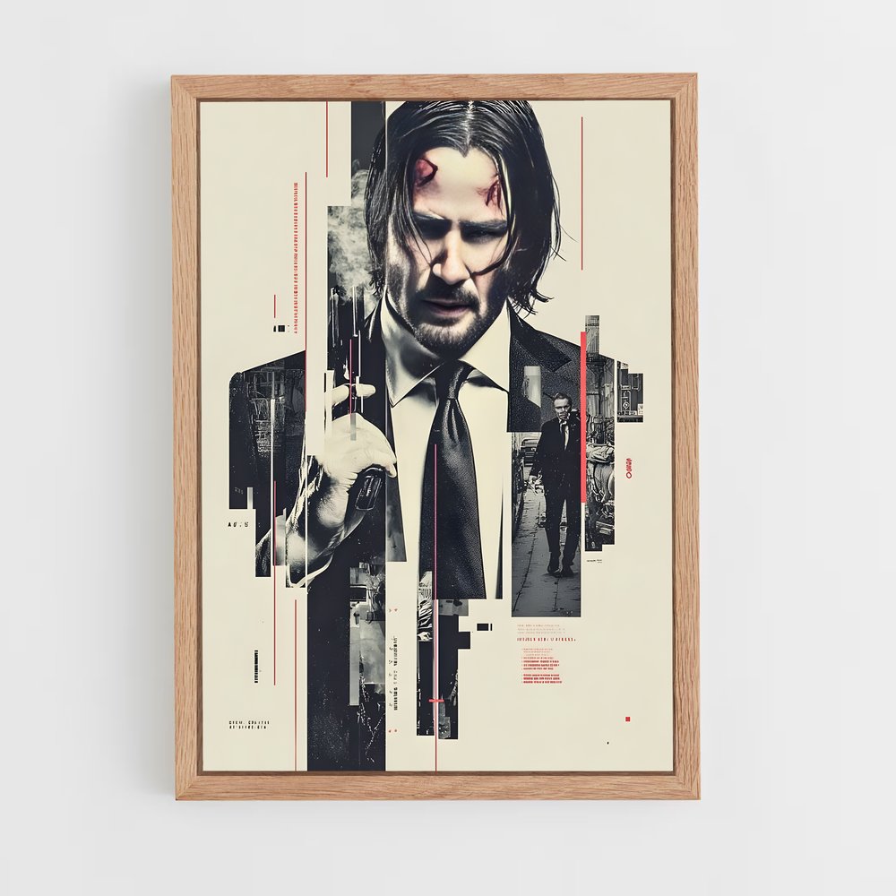 ap-john wick-10 cadre Bois clair