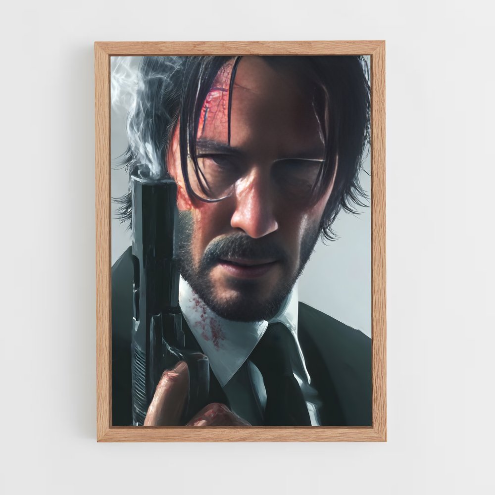 ap-john wick-2 cadre Bois clair