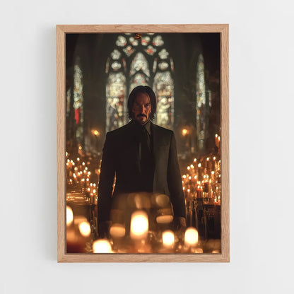 ap-john wick-4 cadre Bois clair