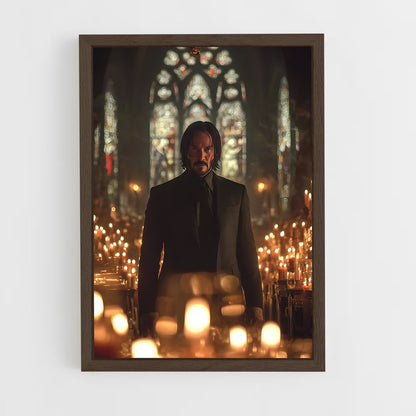 ap-john wick-4 cadre Bois foncé