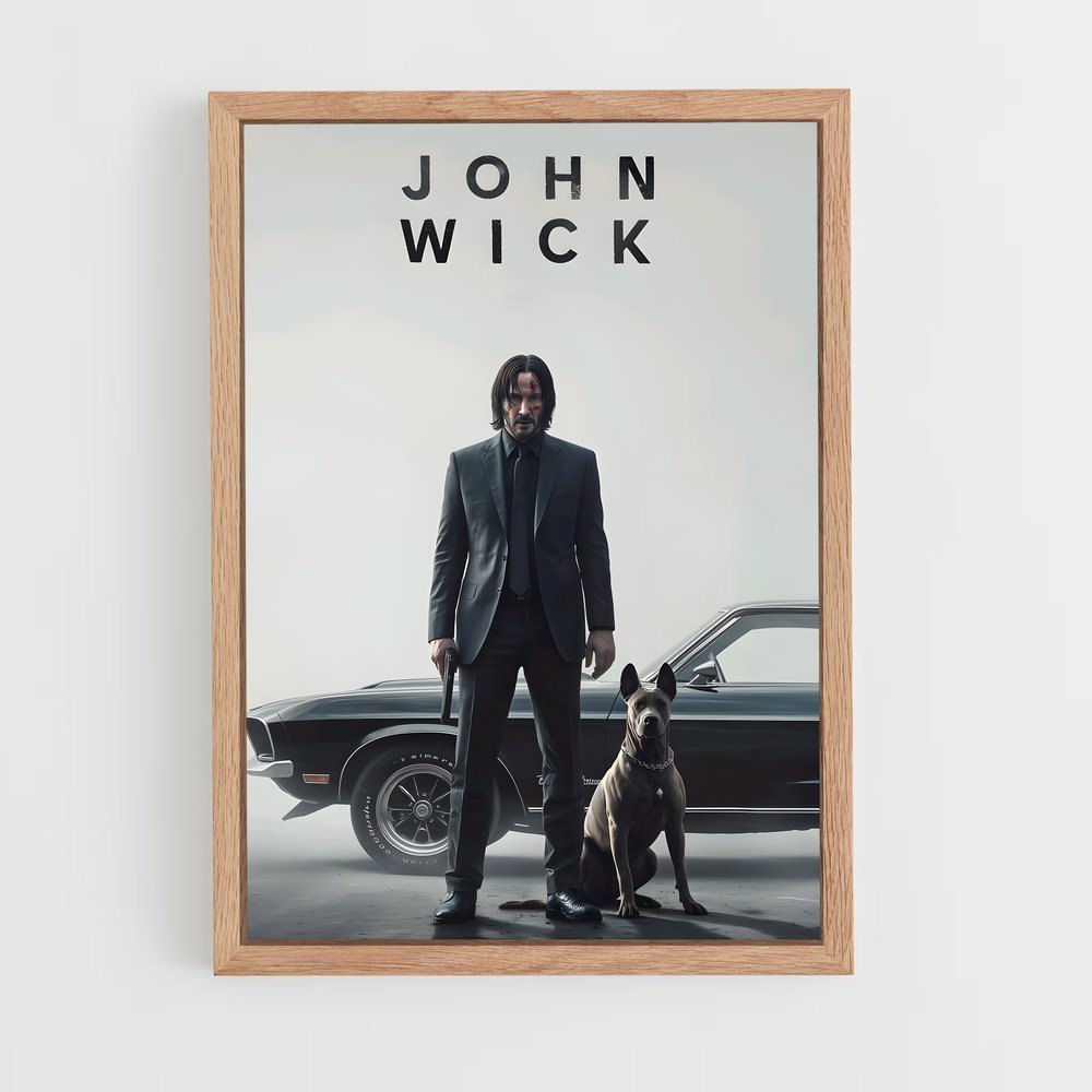 ap-john wick-6 cadre Bois clair
