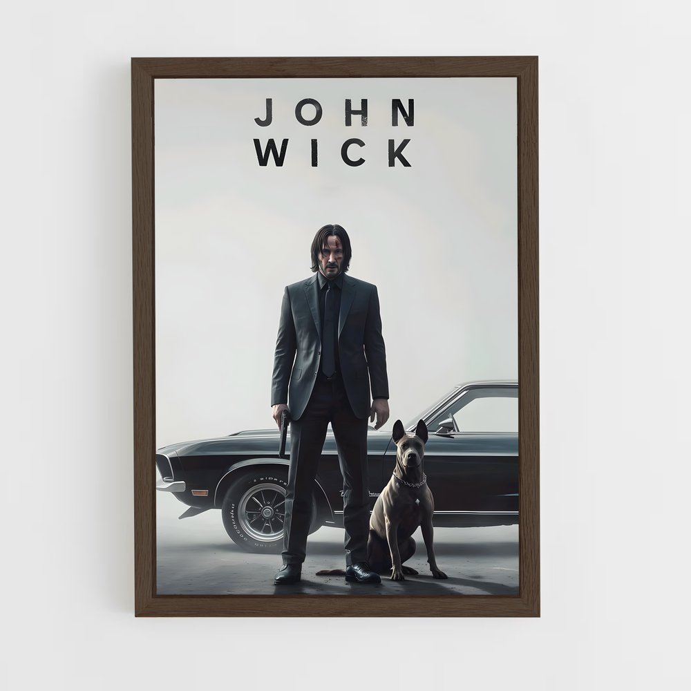 ap-john wick-6 cadre Bois foncé
