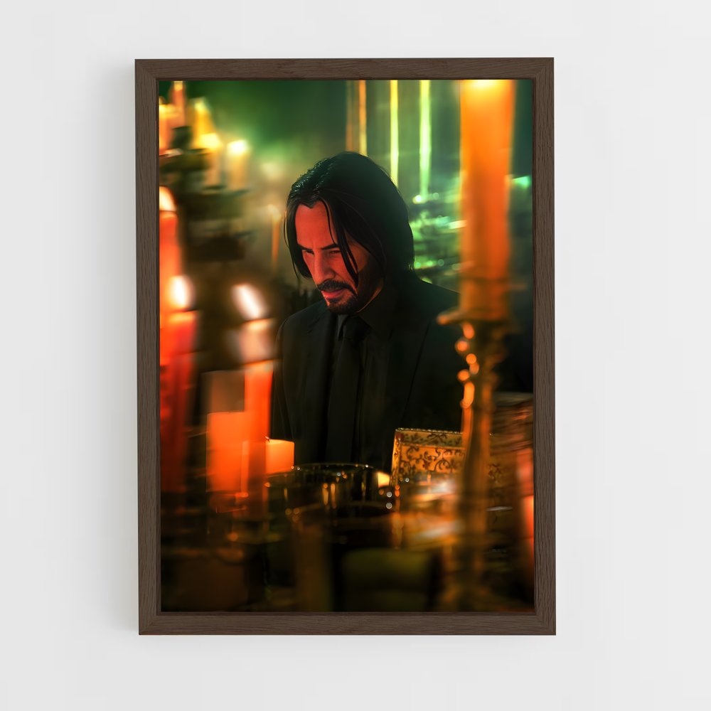 ap-john wick-7 cadre Bois foncé