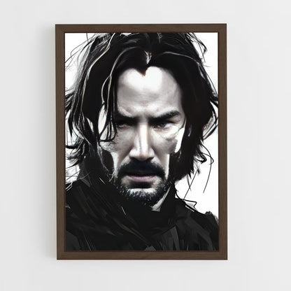 ap-john wick-8 cadre Bois foncé