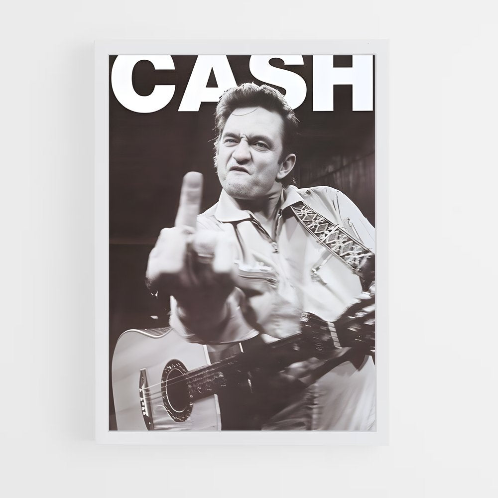 ap-johnny cash-1 cadre Blanc