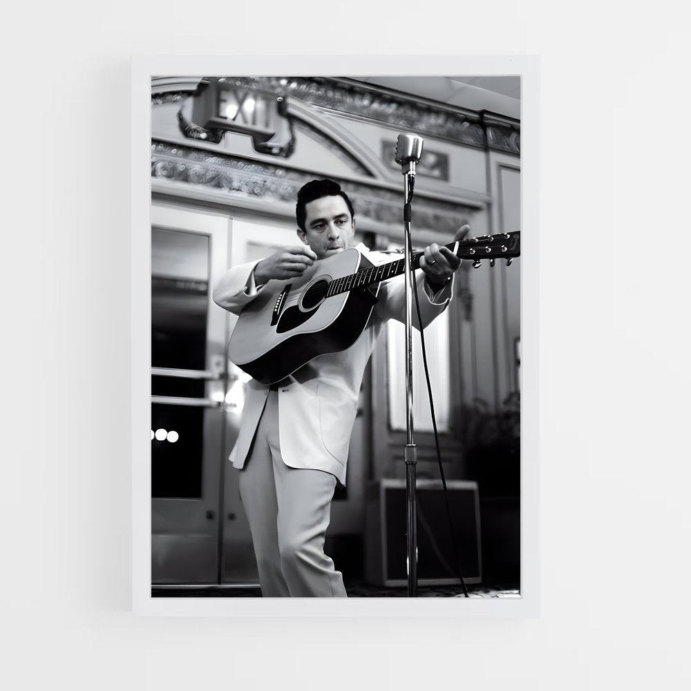 ap-johnny cash-5 cadre Blanc