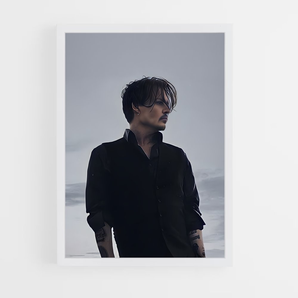 ap-johnny depp-2 cadre Blanc