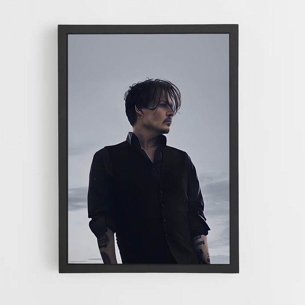 ap-johnny depp-2 cadre Noir