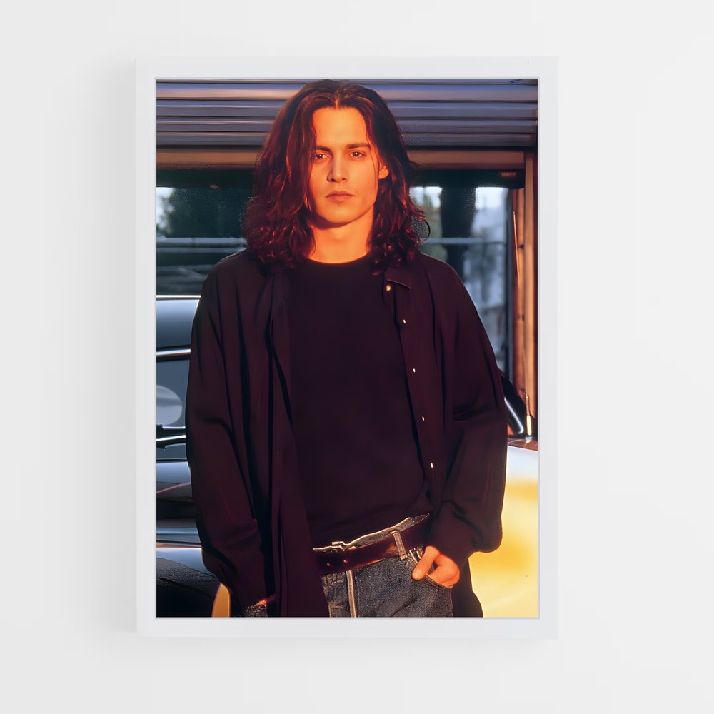 ap-johnny depp-6 cadre Blanc