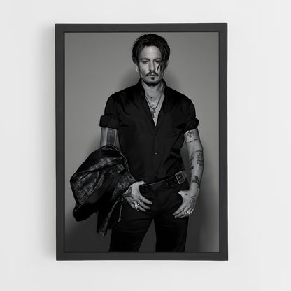 ap-johnny depp-8 cadre Noir