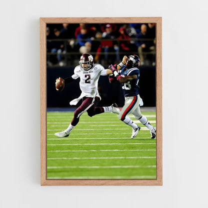 ap-johnny manziel-1 cadre Bois clair