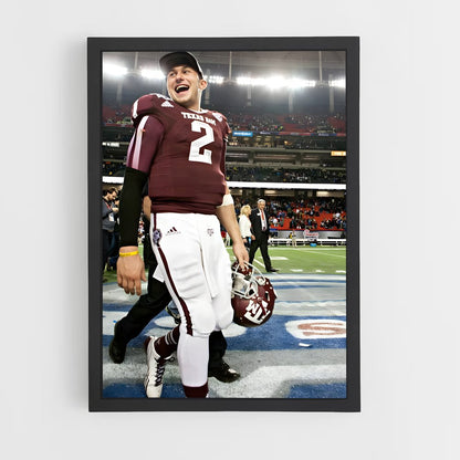 ap-johnny manziel-3 cadre Noir