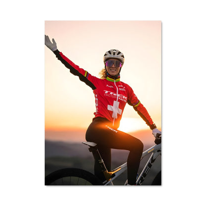 Poster Évasion à Vélo