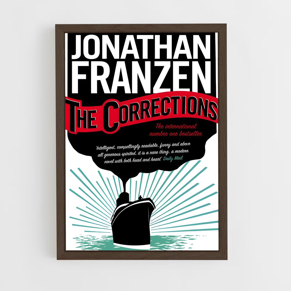 ap-jonathan franzen-3 cadre Bois foncé