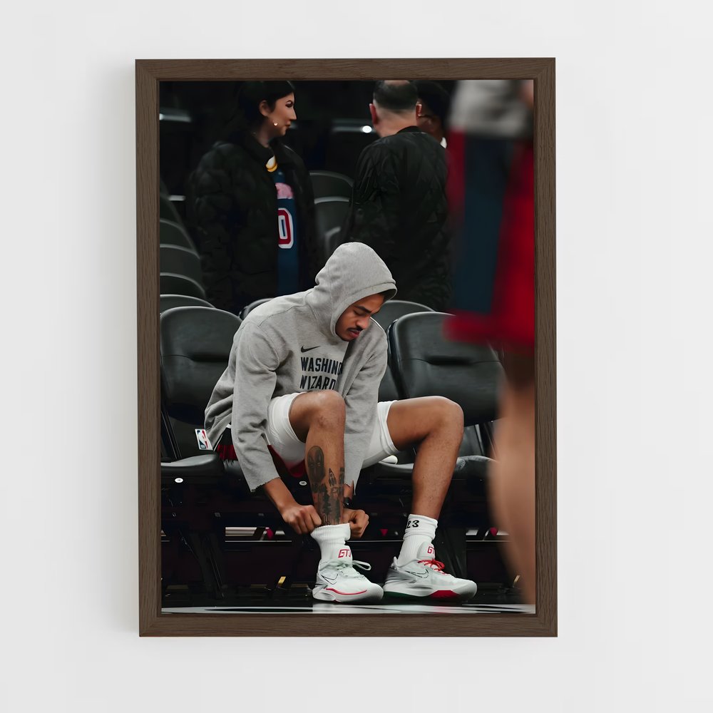 ap-jordan poole-3 cadre Bois foncé