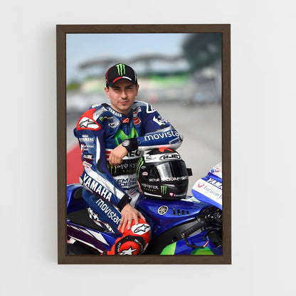 ap-jorge lorenzo-1 cadre Bois foncé