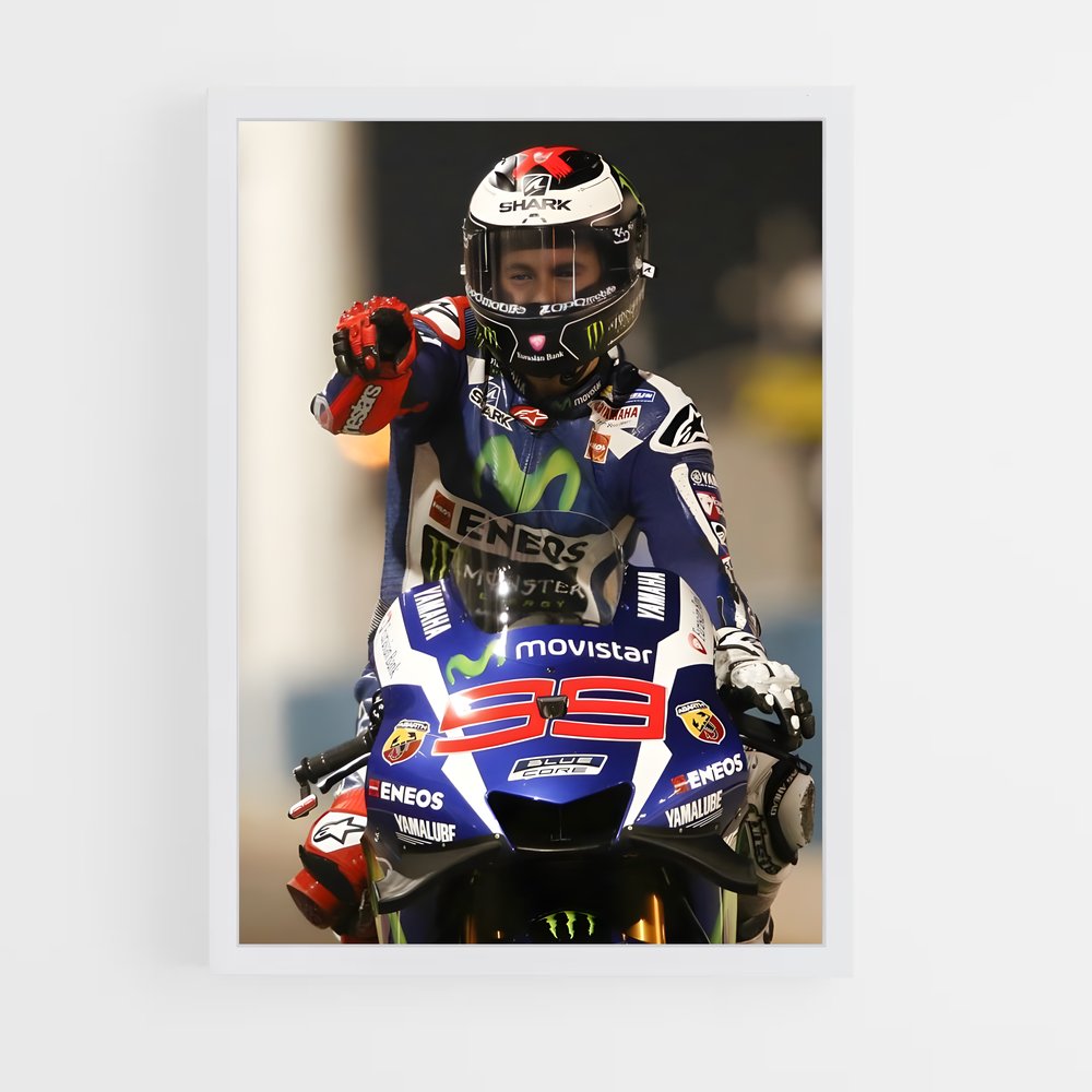 ap-jorge lorenzo-3 cadre Blanc