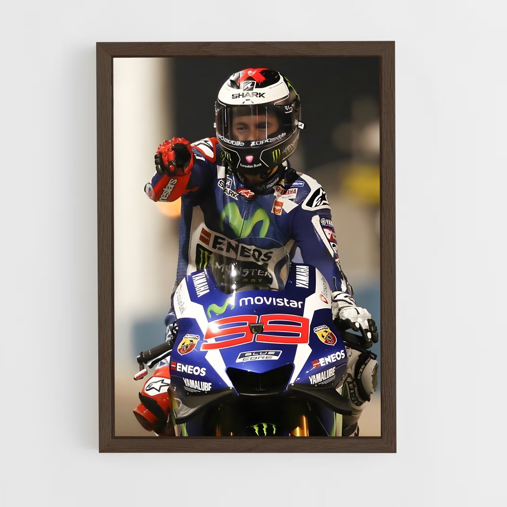 ap-jorge lorenzo-3 cadre Bois foncé