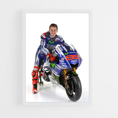 ap-jorge lorenzo-4 cadre Blanc