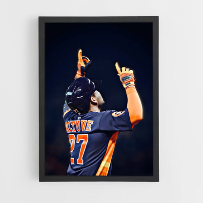 ap-jose altuve-3 cadre Noir