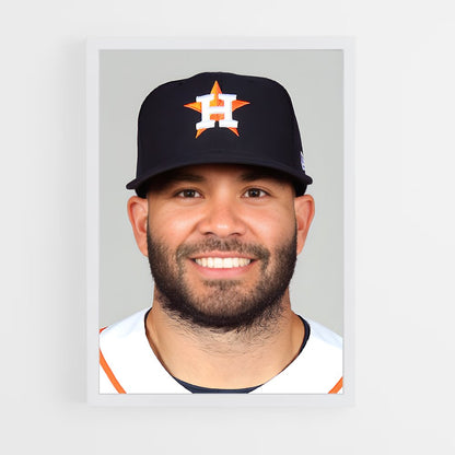 ap-jose altuve-4 cadre Blanc
