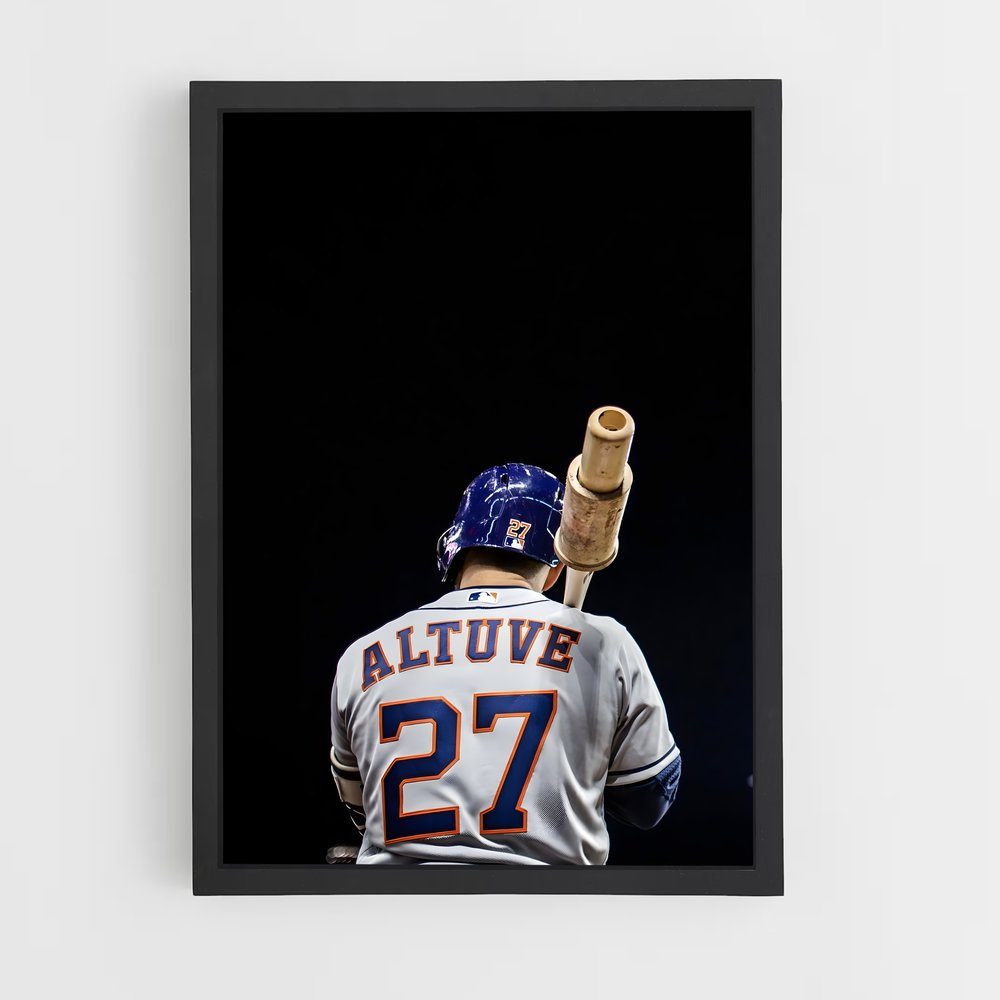 ap-jose altuve-9 cadre Noir
