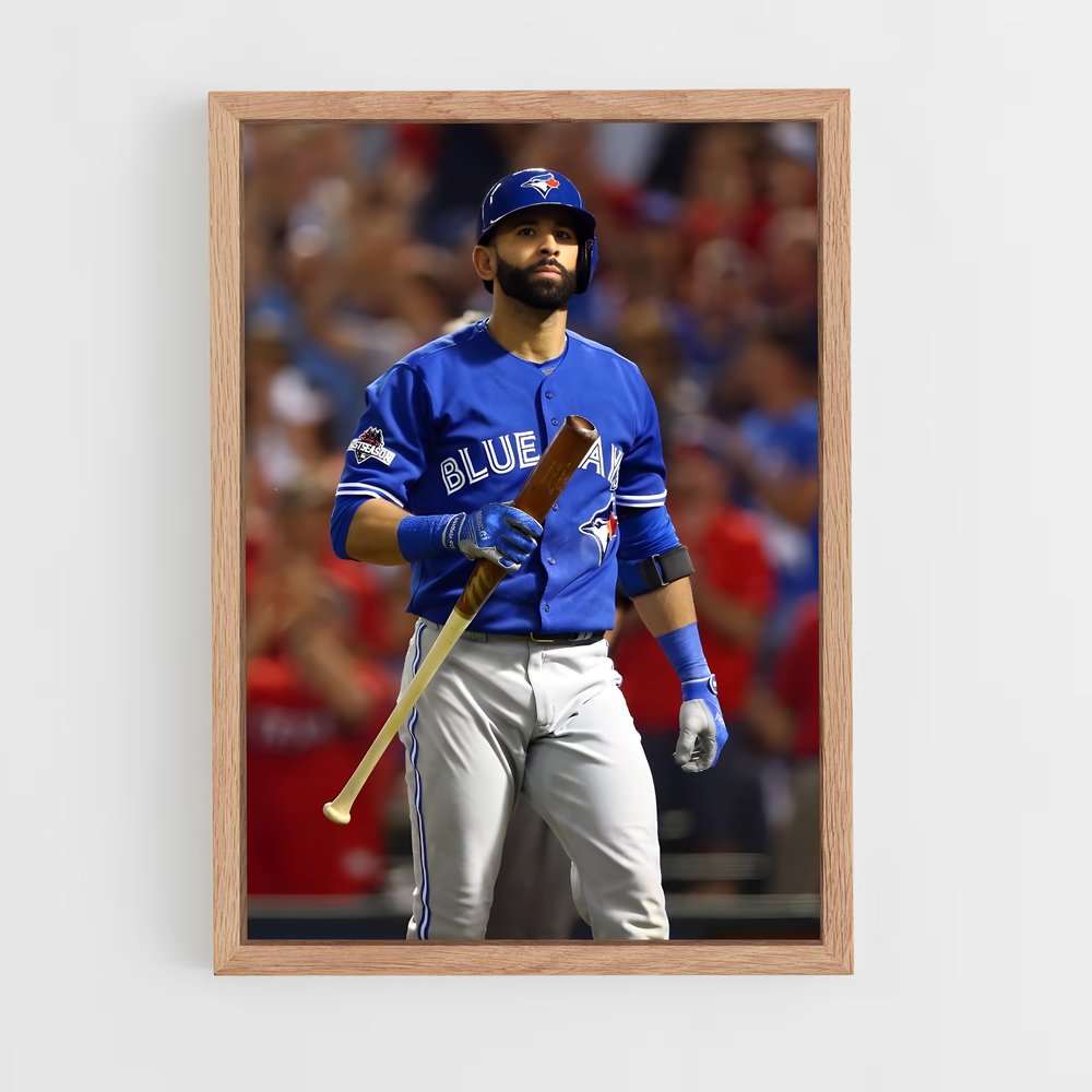 ap-jose bautista-2 cadre Bois clair