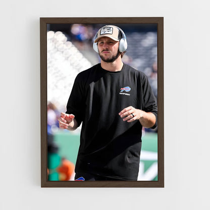 ap-josh allen-2 cadre Bois foncé