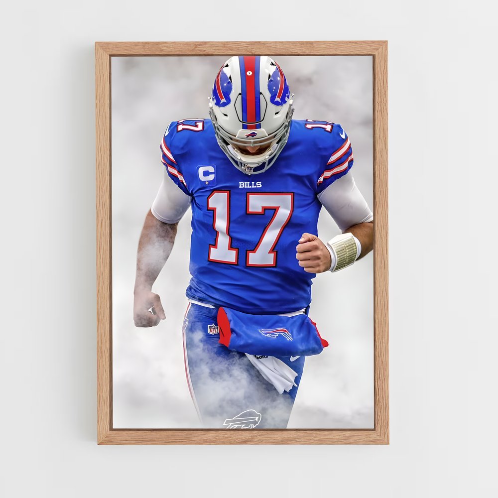 ap-josh allen-4 cadre Bois clair