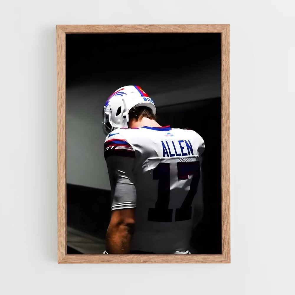 ap-josh allen-5 cadre Bois clair