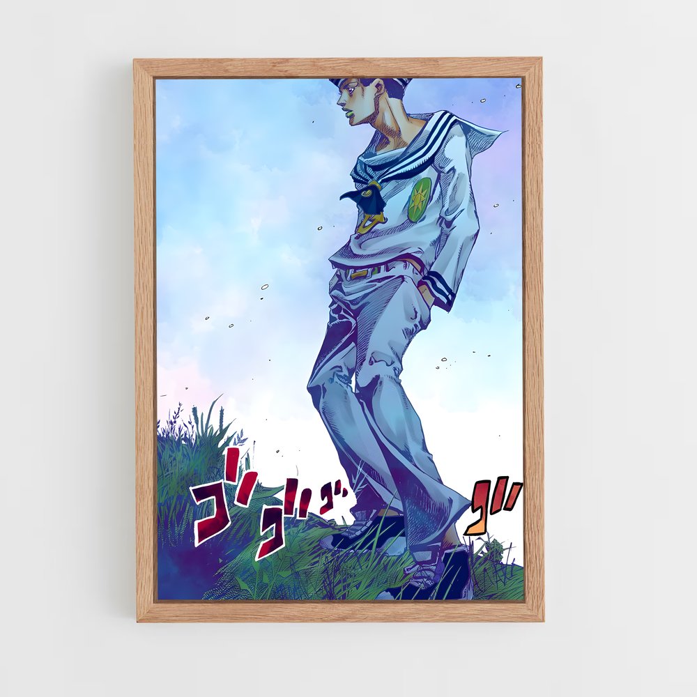 ap-josuke higashikata-3 cadre Bois clair