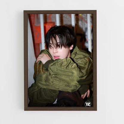 ap-ju haknyeon-4 cadre Bois foncé