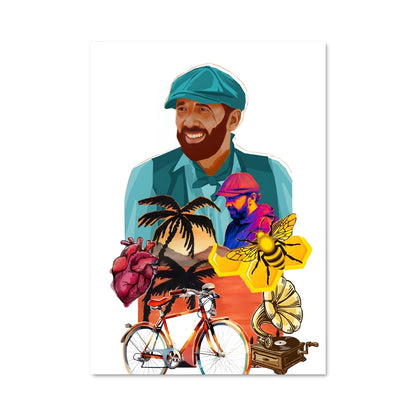 Poster Le Cycliste Érudit