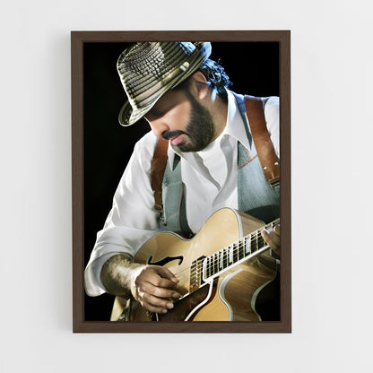 ap-juan luis guerra-7 cadre Bois foncé