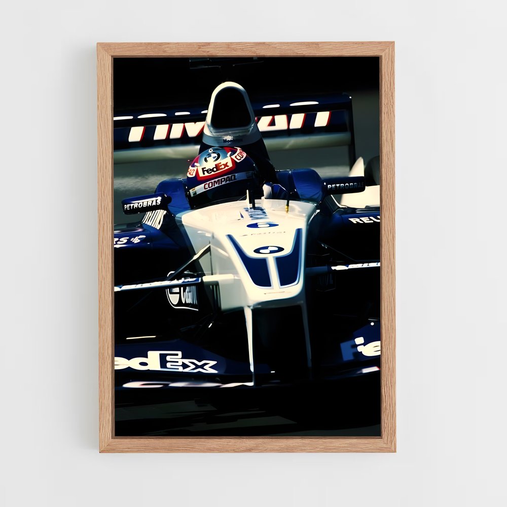 ap-juan pablo montoya-5 cadre Bois clair