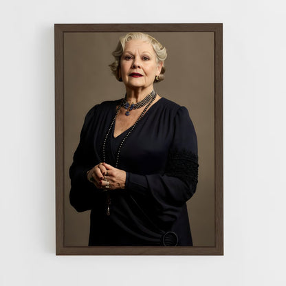ap-judi dench-1 cadre Bois foncé