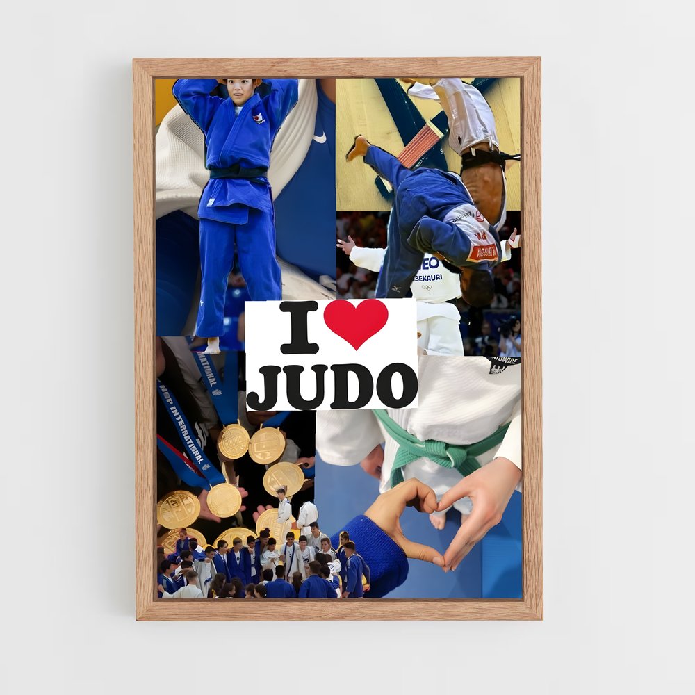 ap-judo-8 cadre Bois clair
