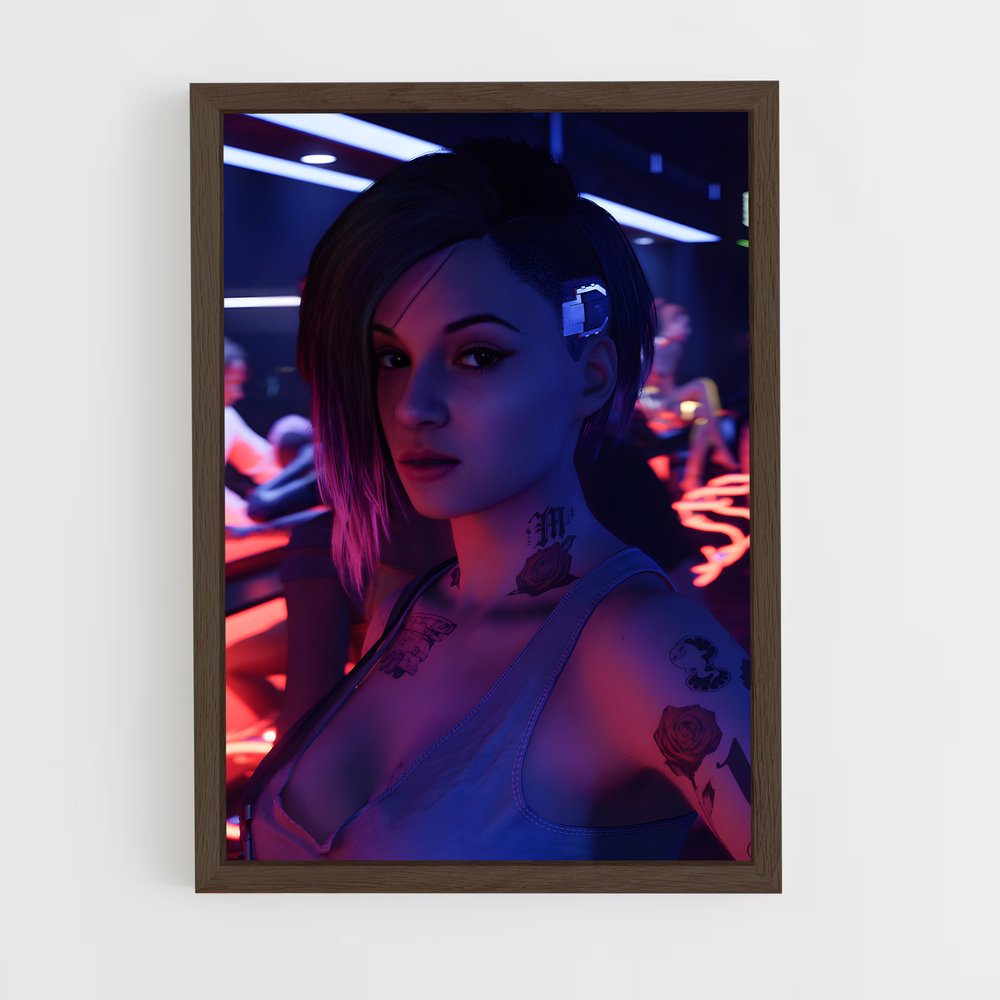 ap-judy alvarez-8 cadre Bois foncé