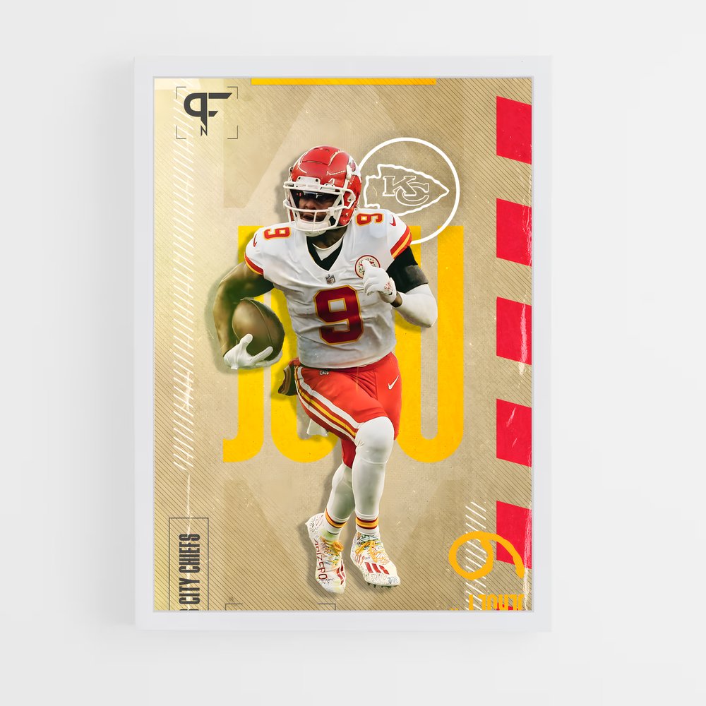 ap-juju smith-schuster-2 cadre Blanc