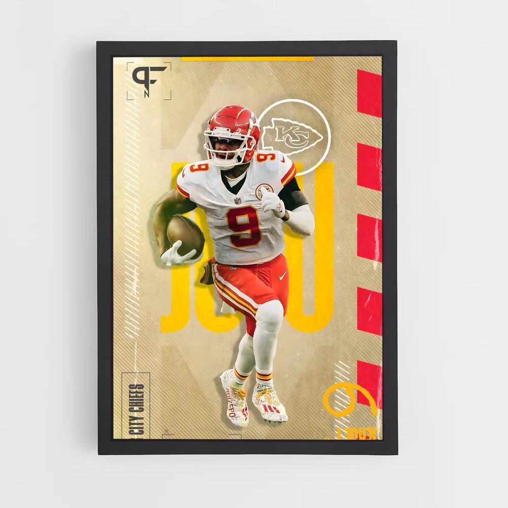 ap-juju smith-schuster-2 cadre Noir