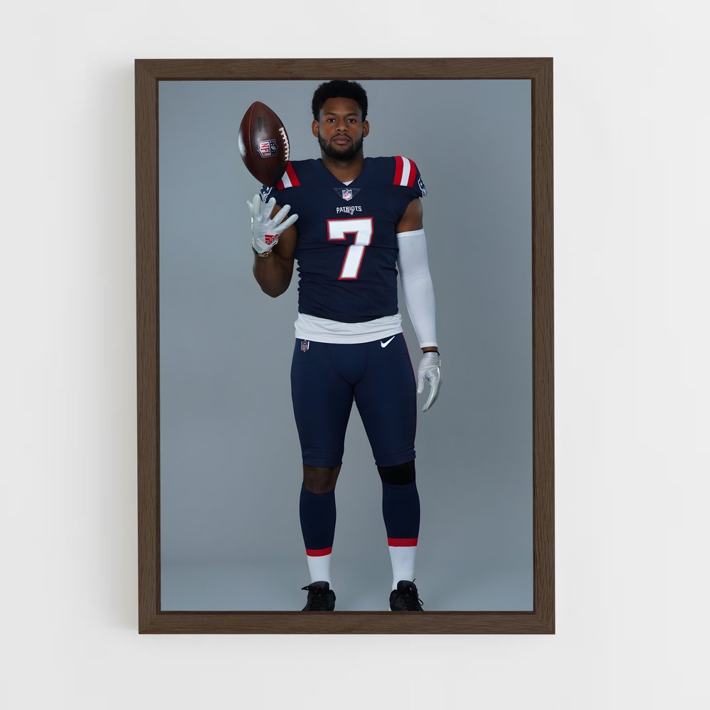 ap-juju smith-schuster-6 cadre Bois foncé