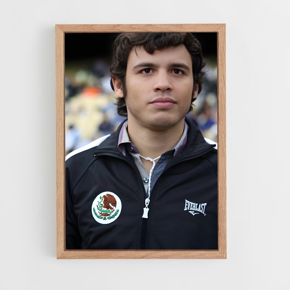 ap-julio cesar chavez jr-1 cadre Bois clair