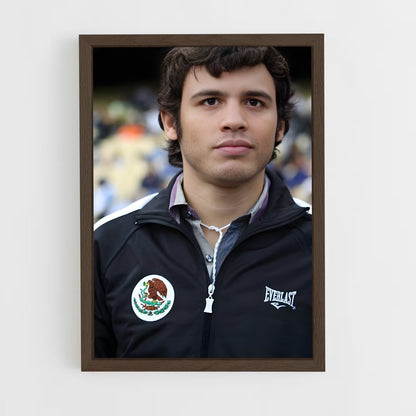 ap-julio cesar chavez jr-1 cadre Bois foncé