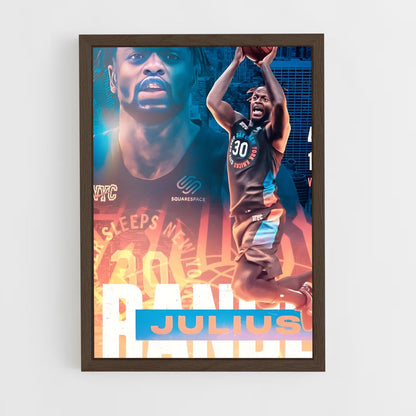 ap-julius randle-6 cadre Bois foncé