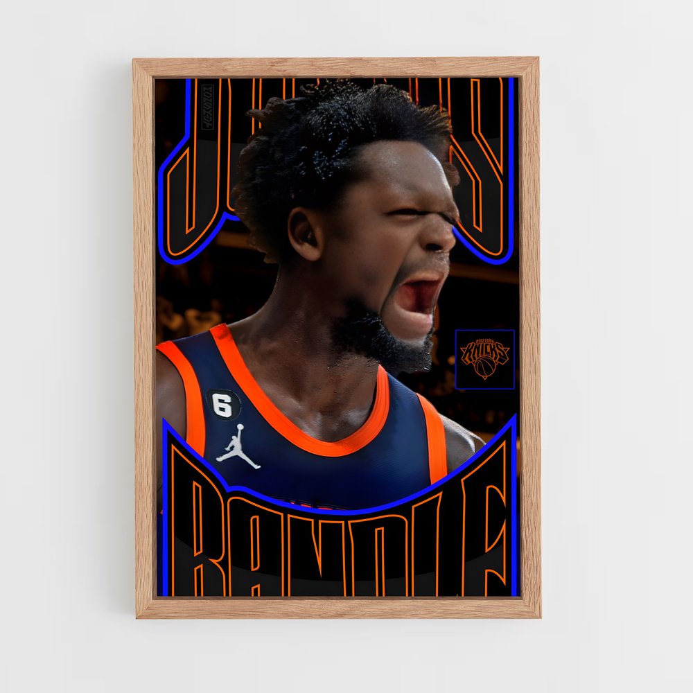ap-julius randle-9 cadre Bois clair
