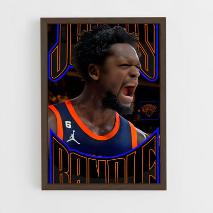 ap-julius randle-9 cadre Bois foncé
